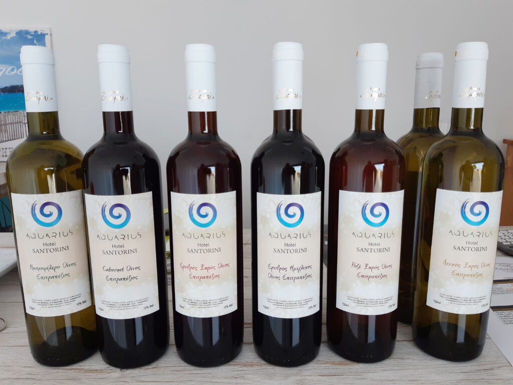 Veinivalik, Kreeka veinid, Santorini veinid