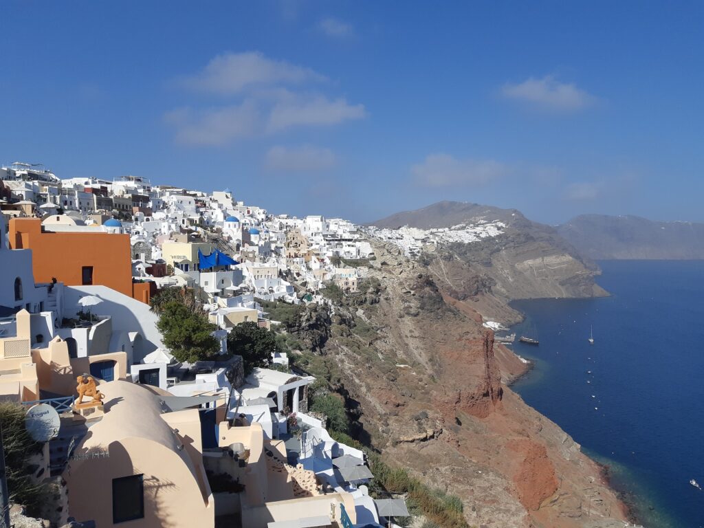 Oia, Santorini, Kreeka saared, kaldeera